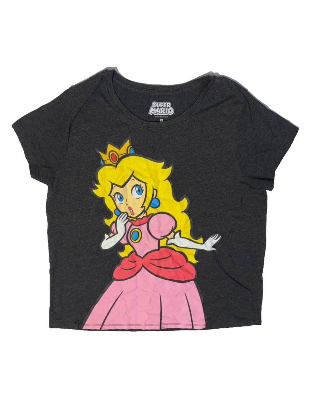 Nintendo Super Marios Bros Princess Peach Tshirt XL Womens Gamer Graphic Tee